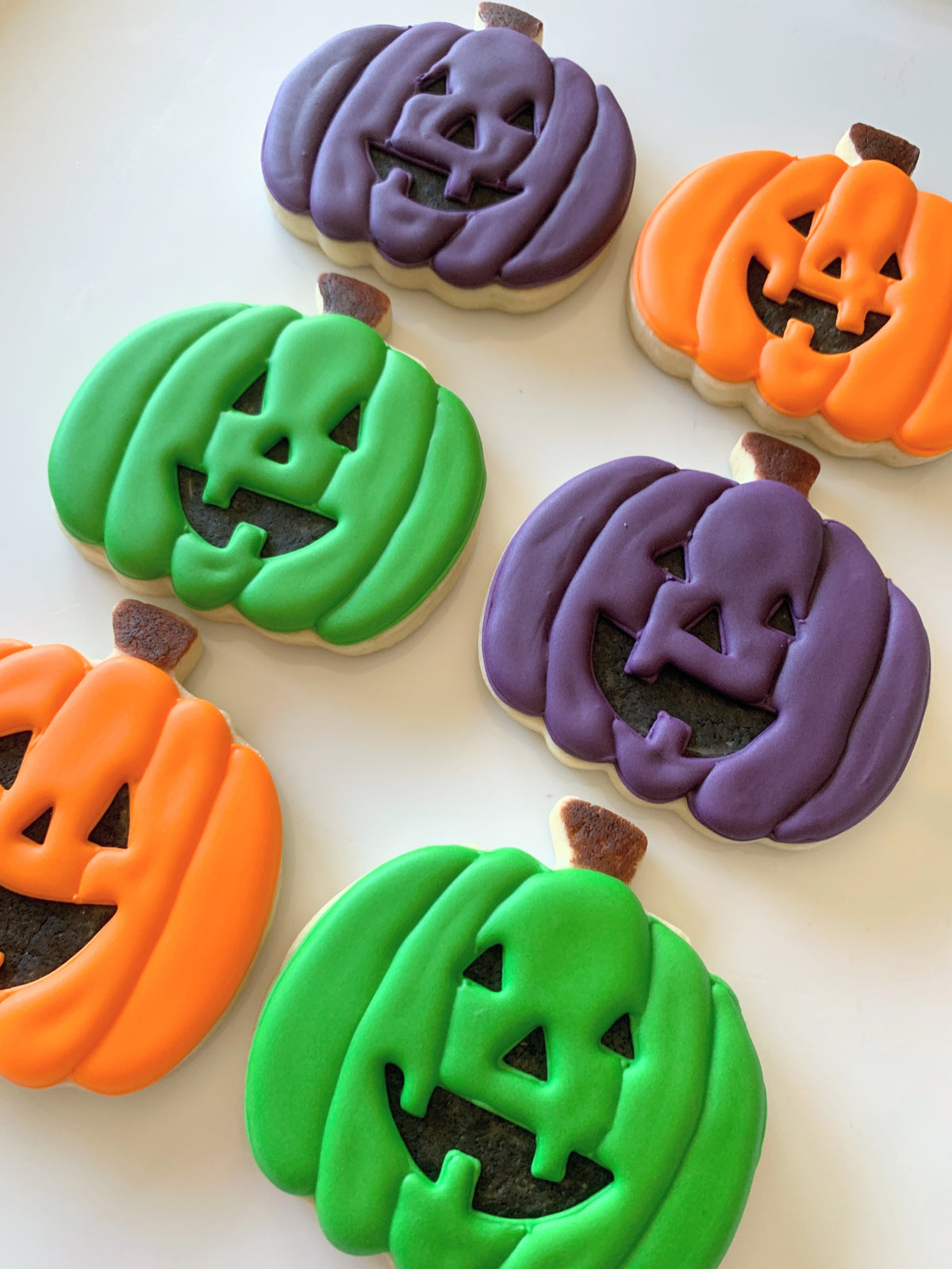 Jack-O-Lanterns - 6 Cookies