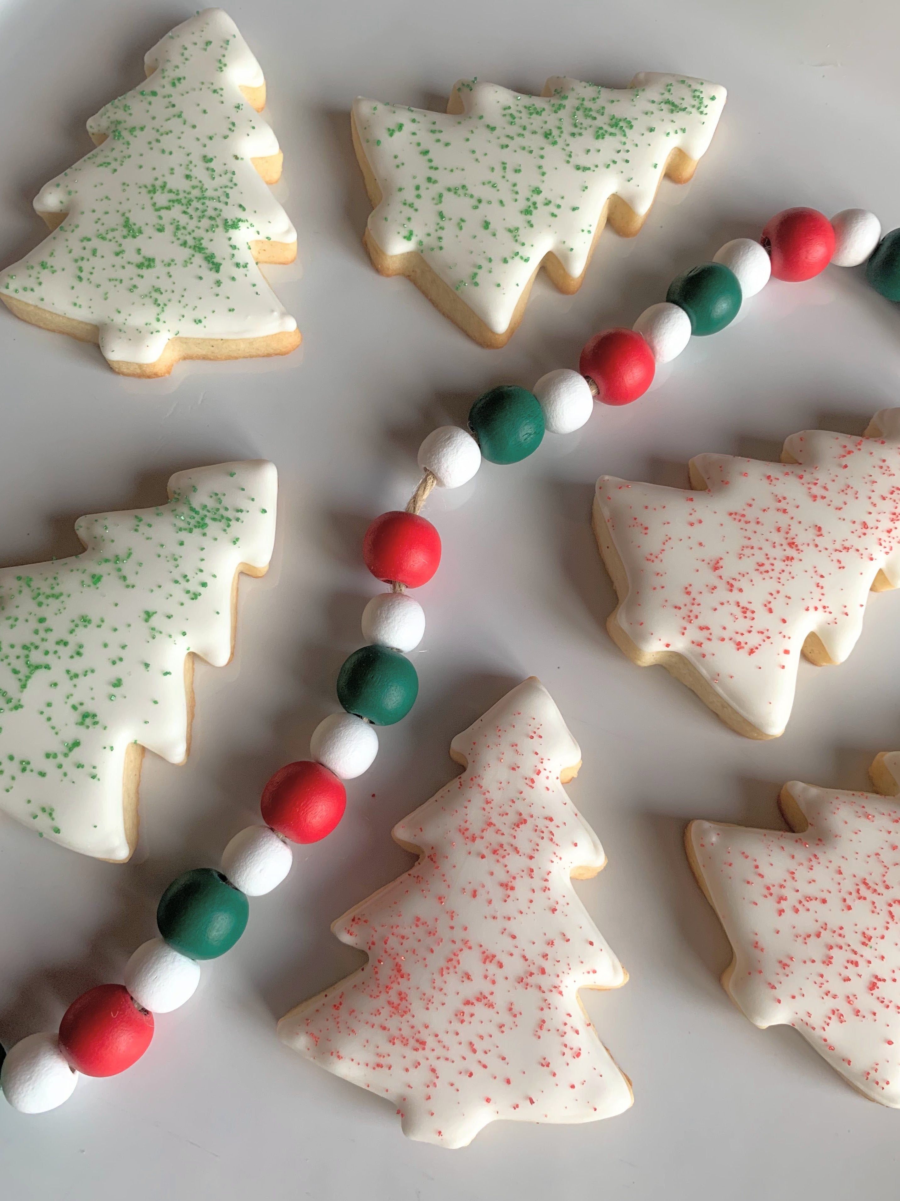 6 Christmas Tree Cookies